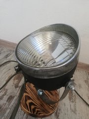 Лампа loft із фари від мотоцикла